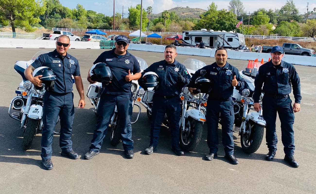 Ganan motociclistas de la Policía de Tijuana 15 premios en torneo de acrobacias en Las Vegas