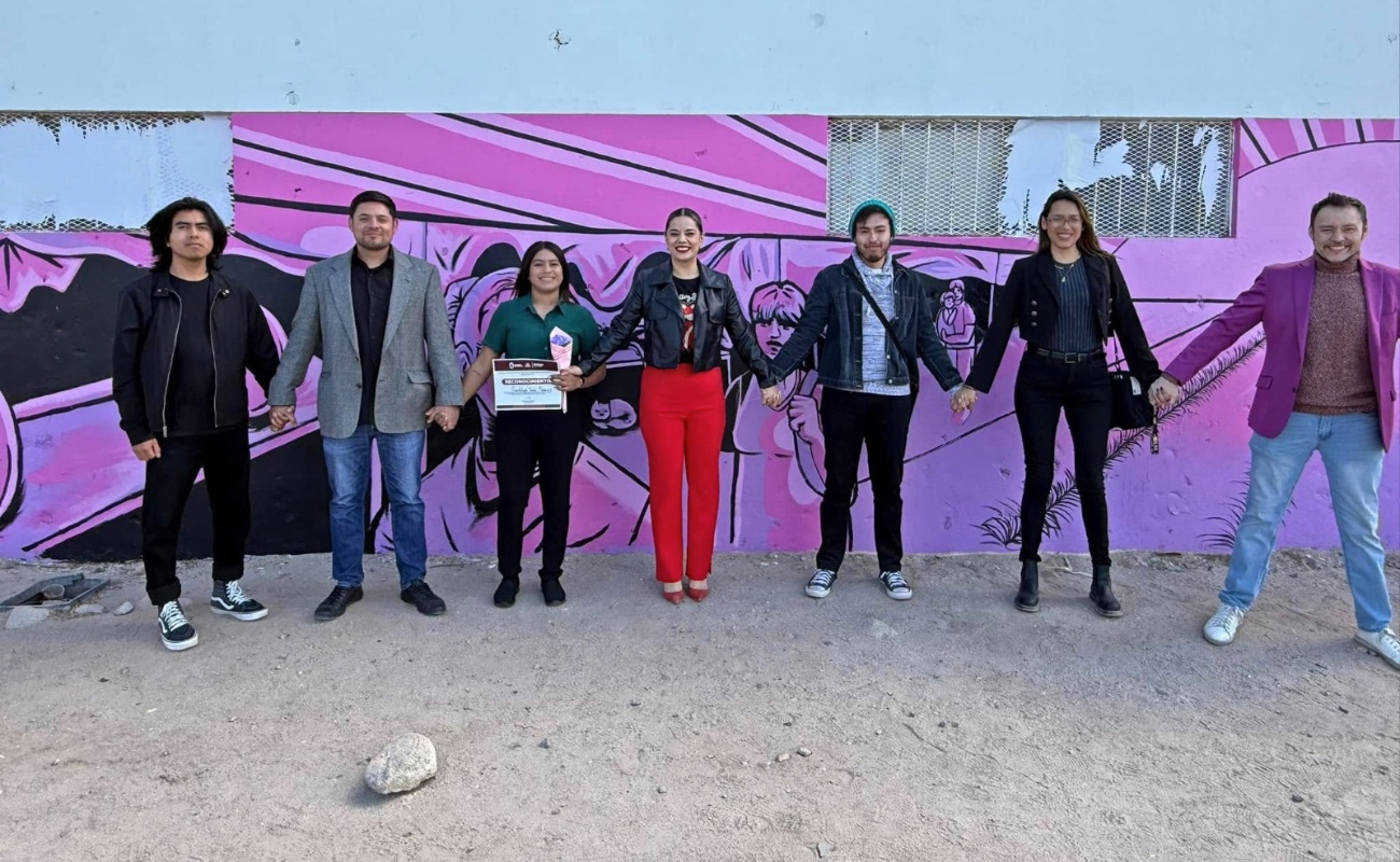 Inauguran el mural "Identidad 43": Uniendo arte y juventud en la casa de la cultura KM. 43