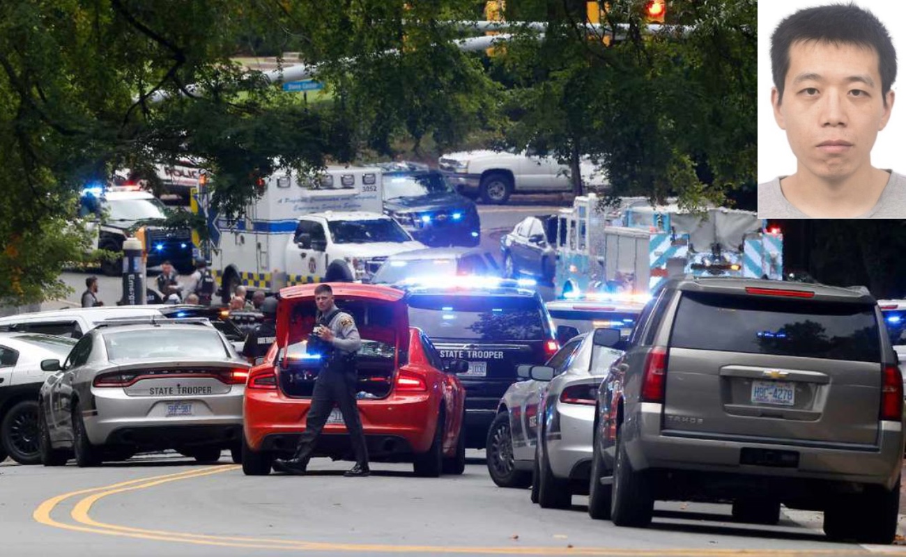 Saltan alumnos desde ventana por tiroteo en Carolina del Norte, muere un empleado de la Universidad