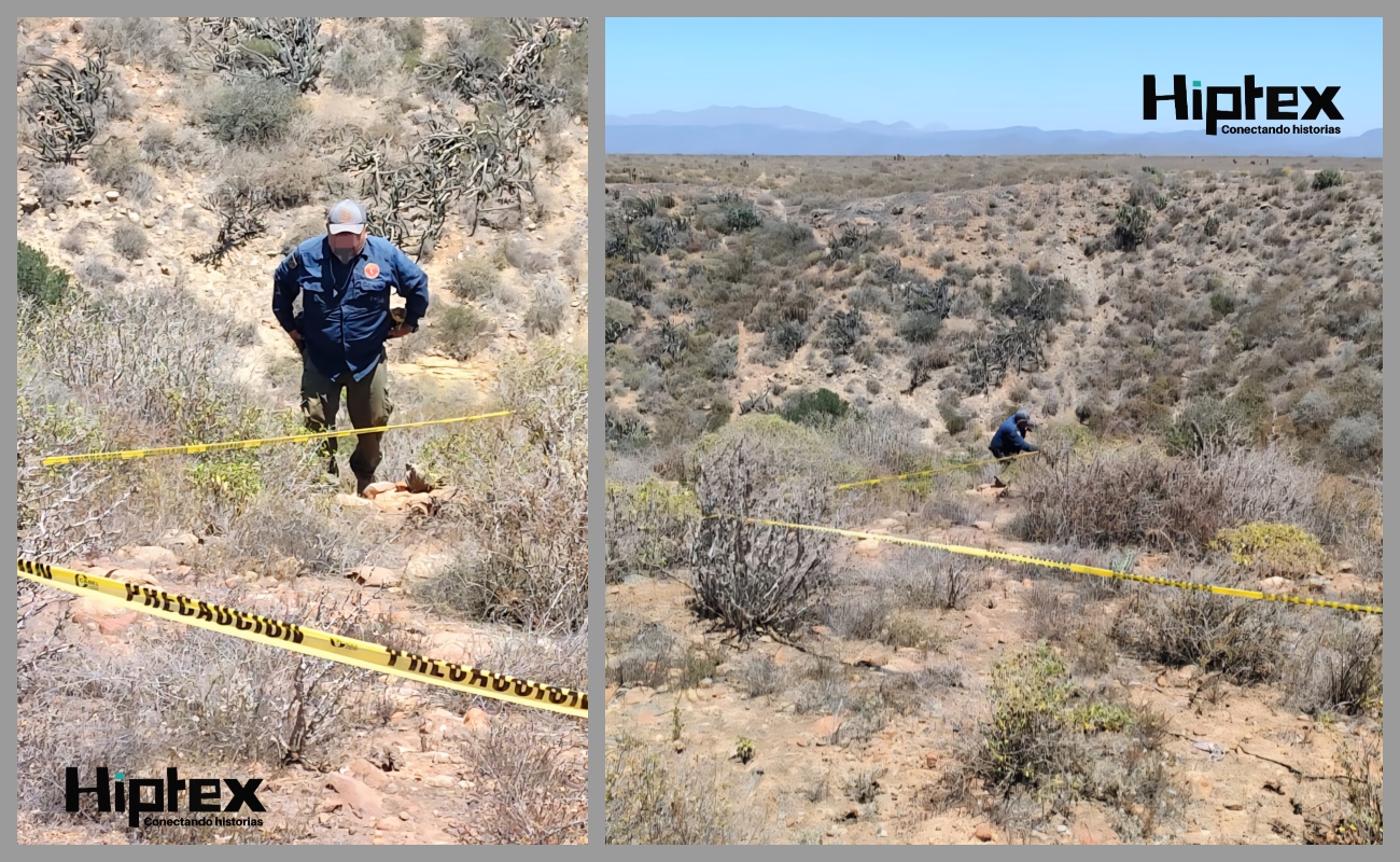 Localizan huesos humanos en camino vecinal de San Quintín