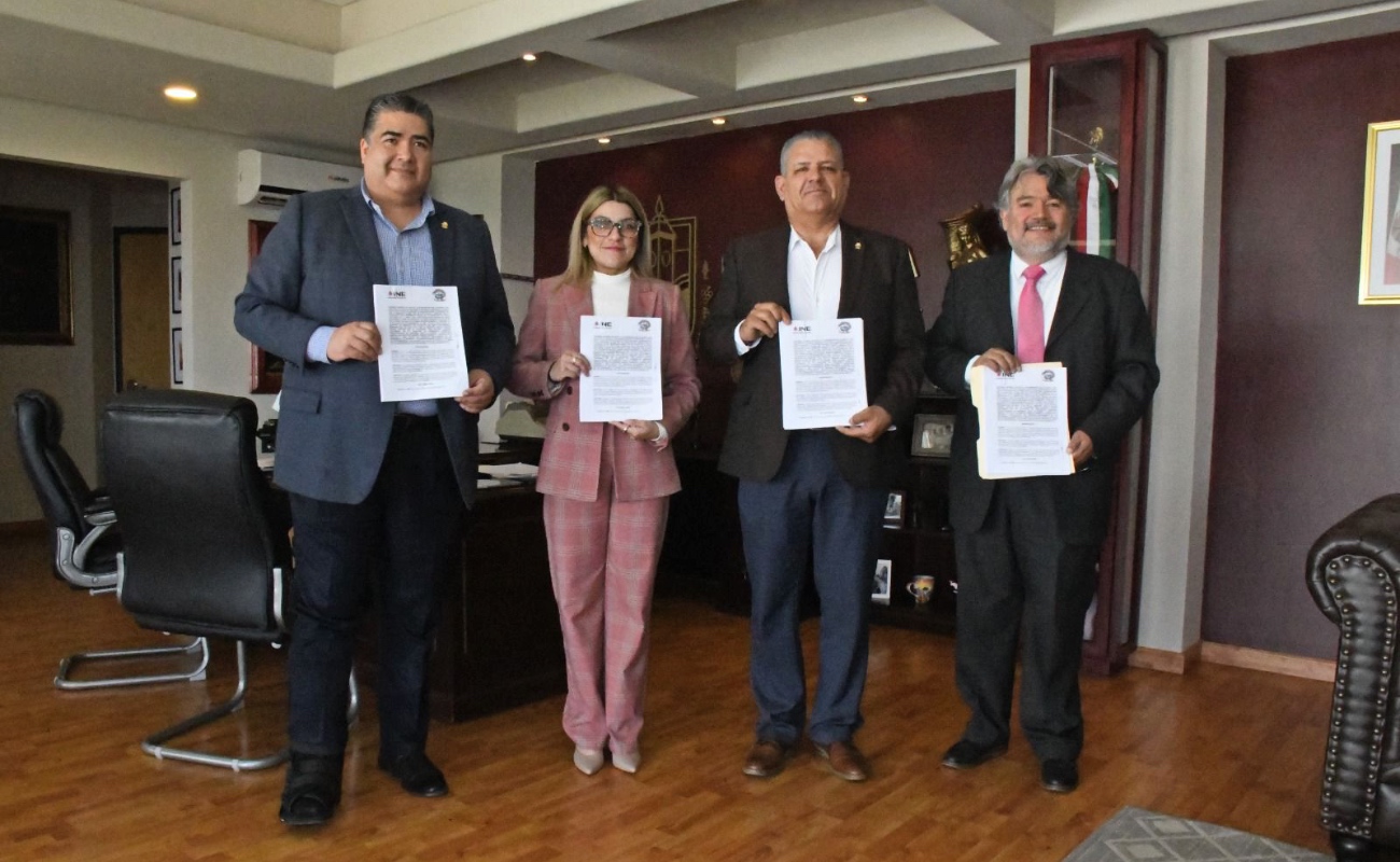 Firman Gobierno de Ensenada e INE convenio de colaboración
