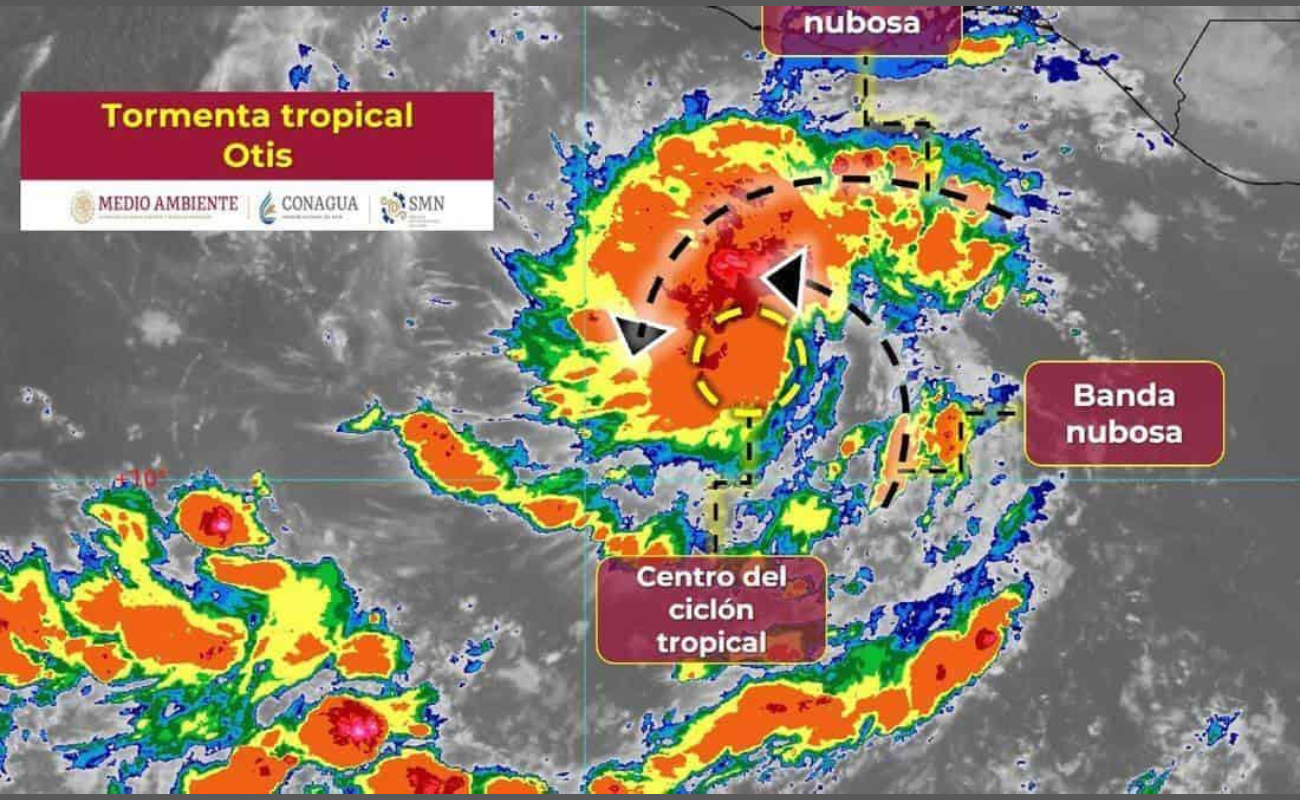 Provocarán lluvias muy fuertes en cinco estados, la depresión tropical “Norma” y la tormenta “Otis”