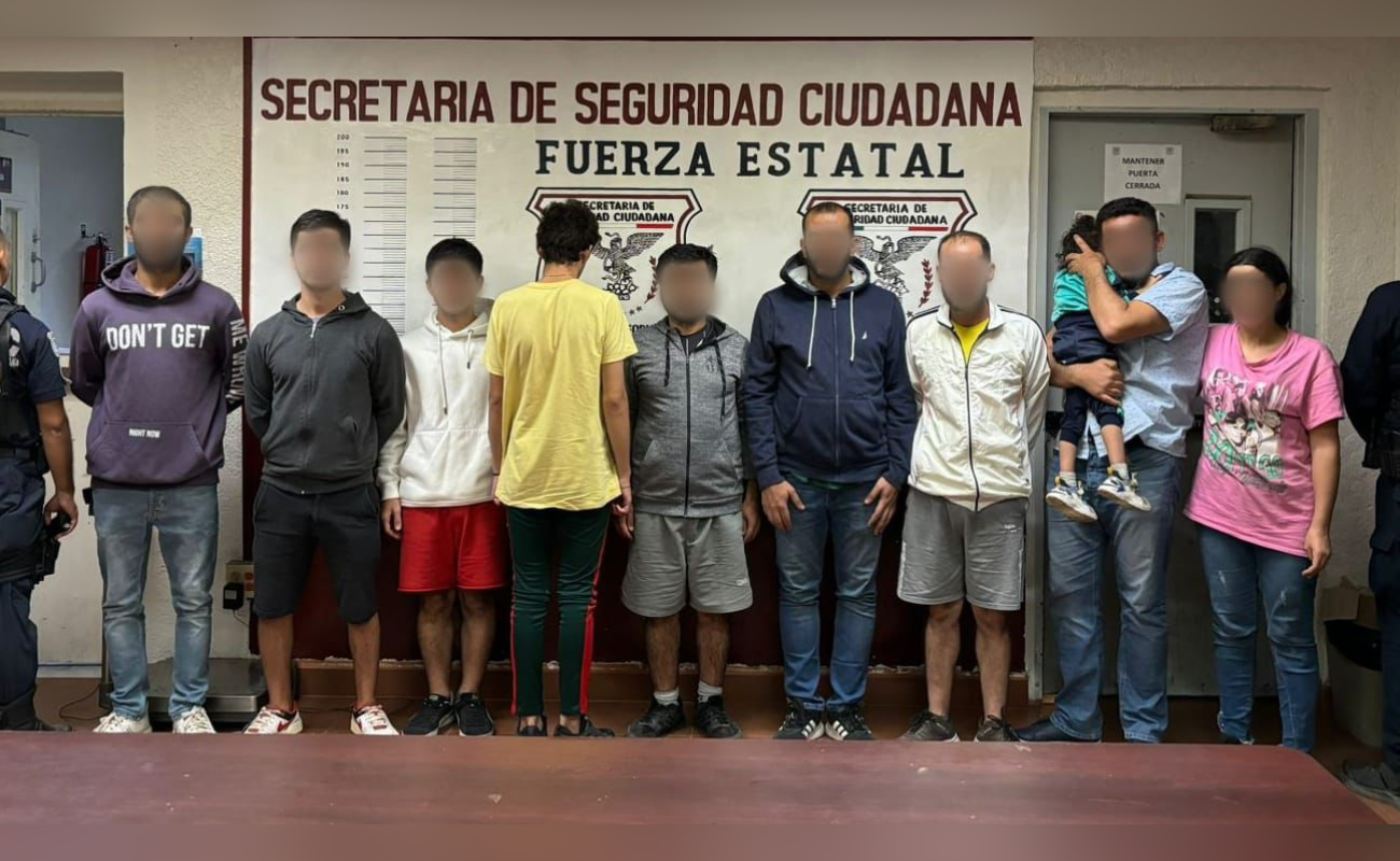 Rescata Fuerza Estatal a diez extranjeros privados de la  libertad en Mexicali