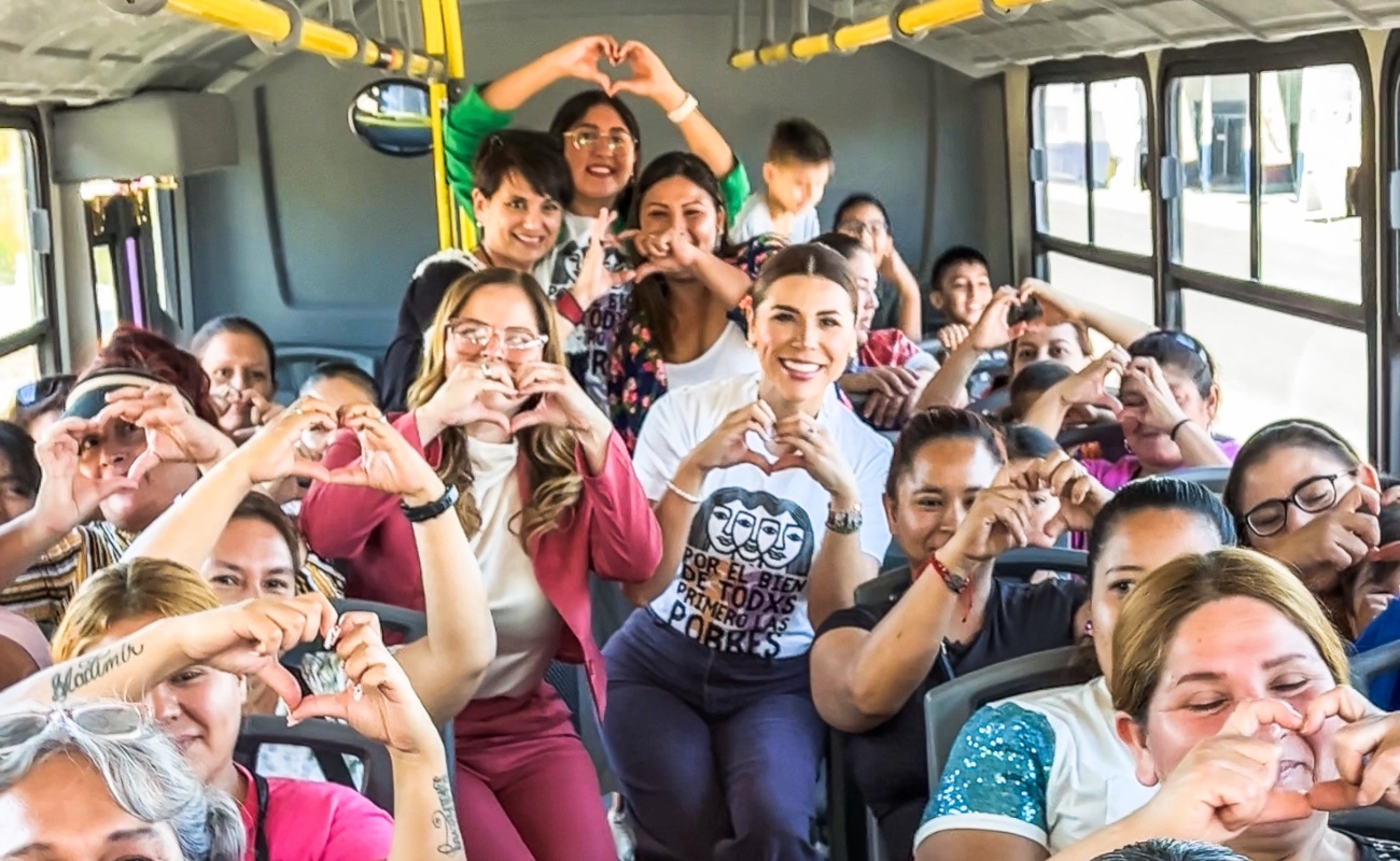 Aumenta Marina del Pilar rutas del transporte violeta para mujeres, niñas y niños