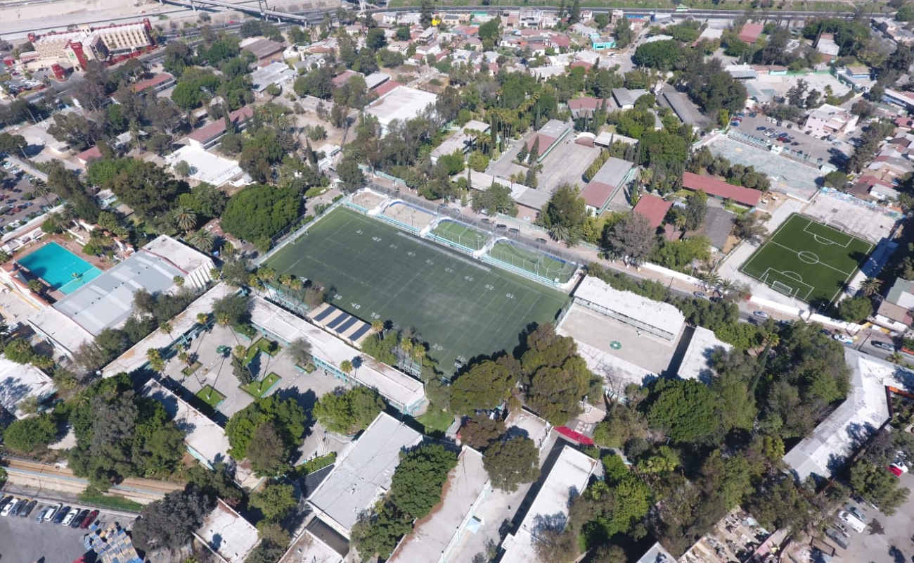 Policía Federal usa dron para vigilar centro escolar Agua Caliente