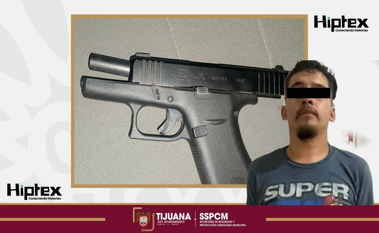Captura Policía Municipal de Tijuana a presunto homicida