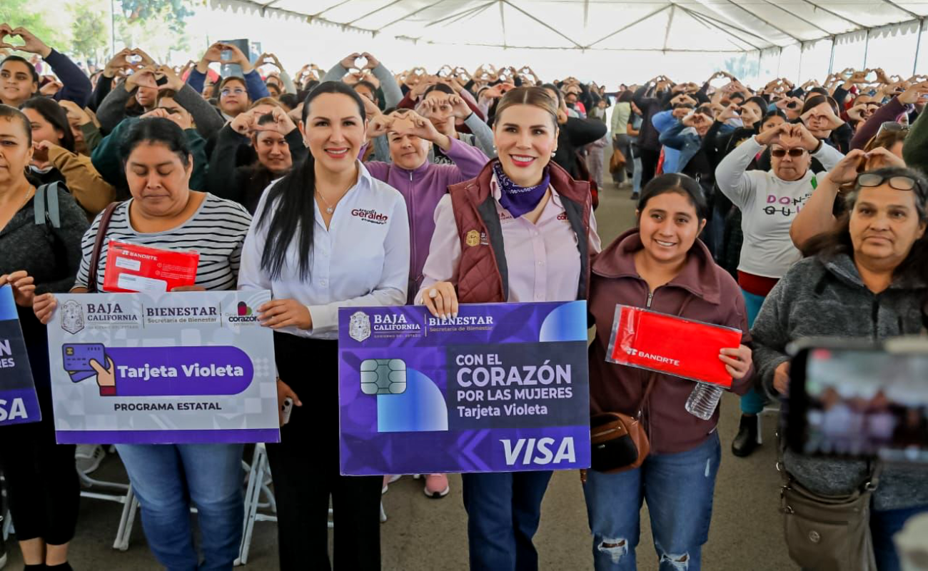 Refuerza Marina del Pilar entrega de Tarjeta Violeta en Baja California