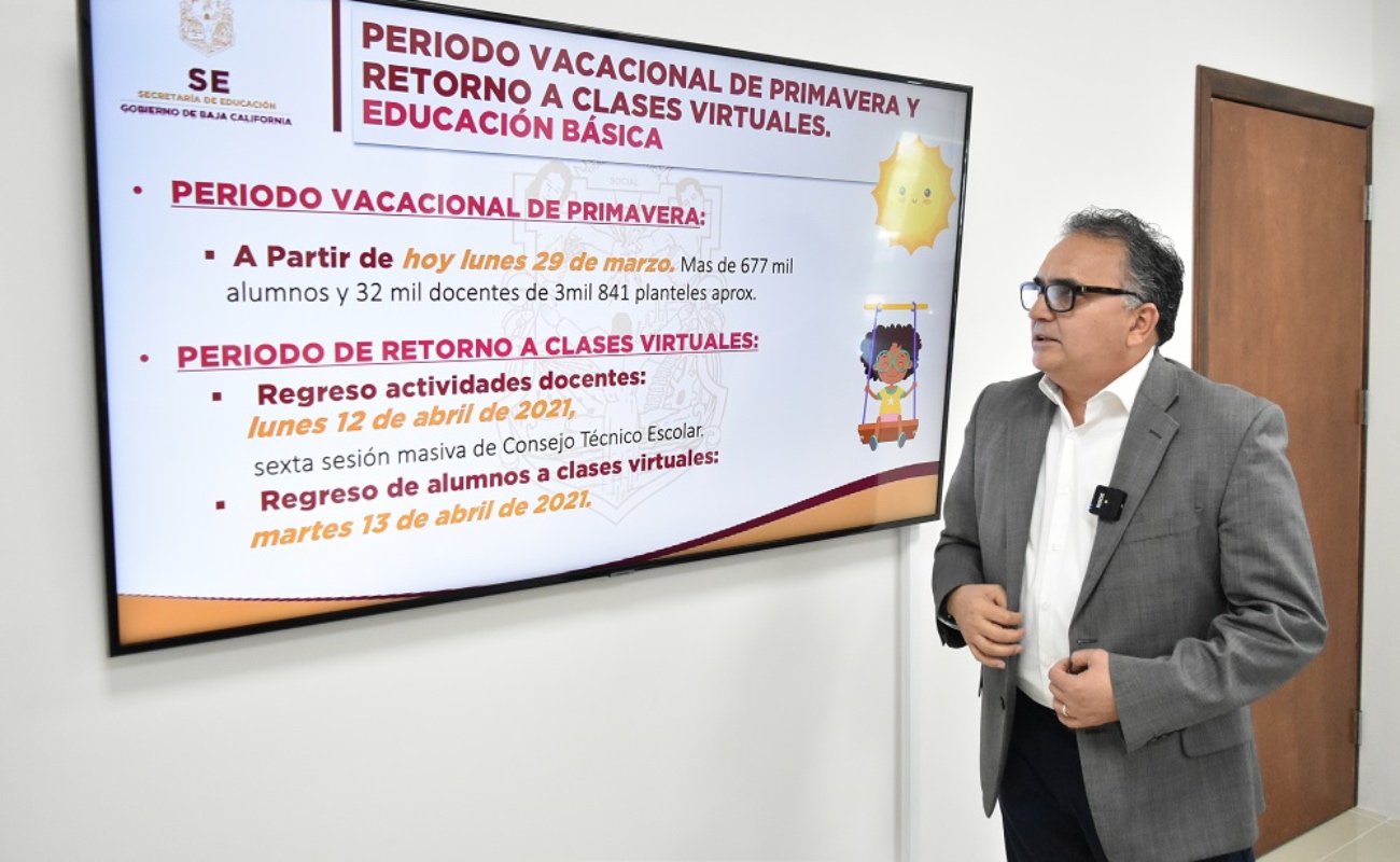 Avanza propuesta para el regreso a clases presenciales en BC