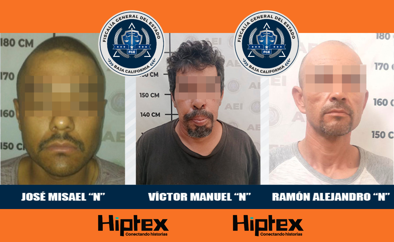 Recluidos en prisión preventiva tres sujetos por robo con violencia