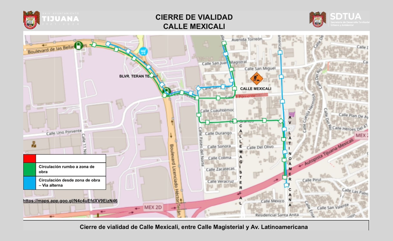 Inicia Ayuntamiento obra de pavimentación de calle Mexicali