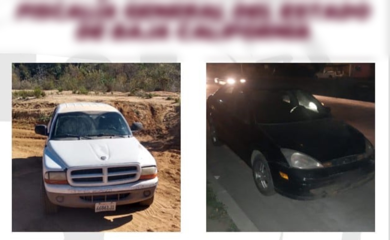 Recuperan cuatro vehículos con reporte de robo en Ensenada