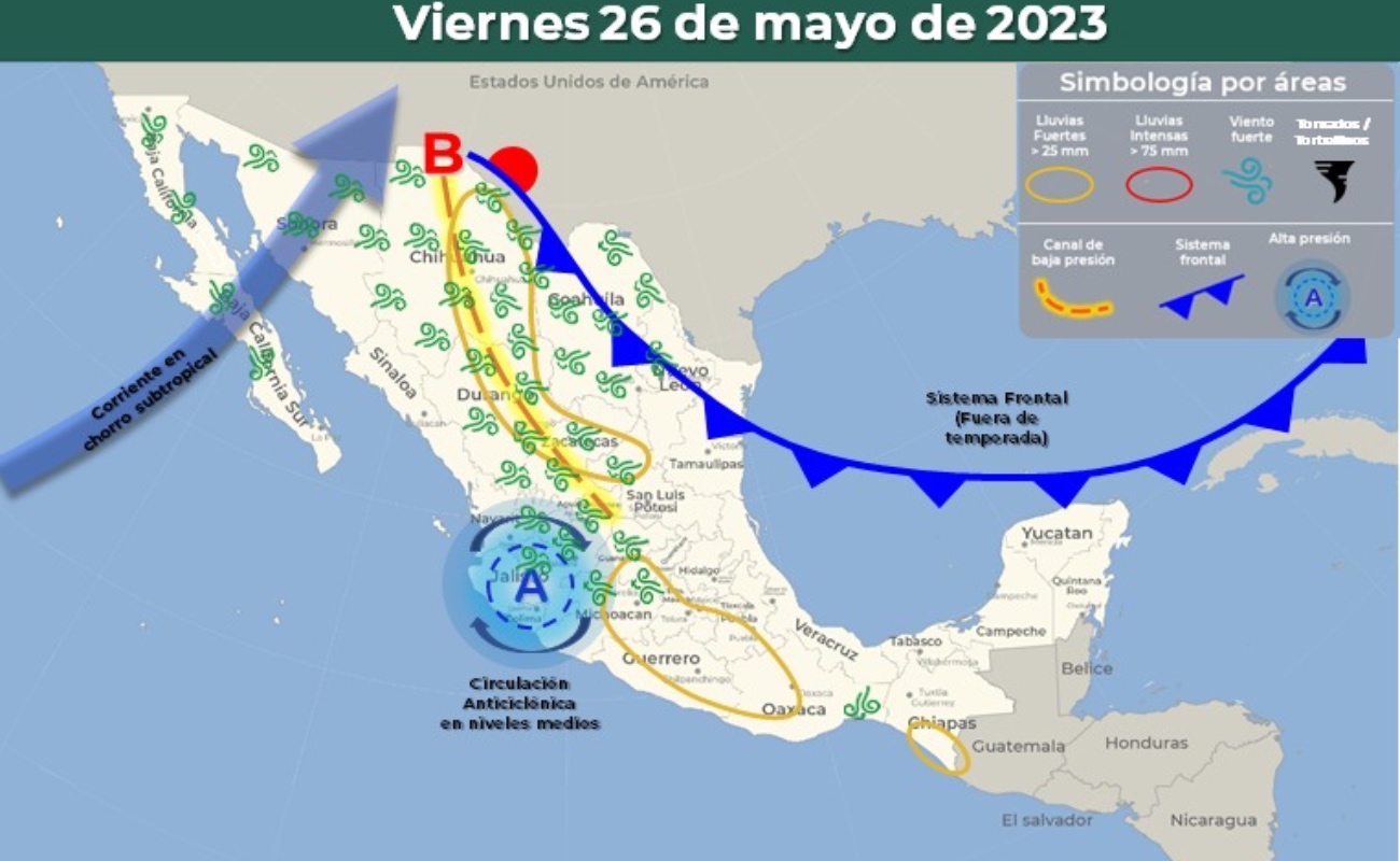 Informa Protección Civil sobre aumento de vientos en zonas altas y Mexicali