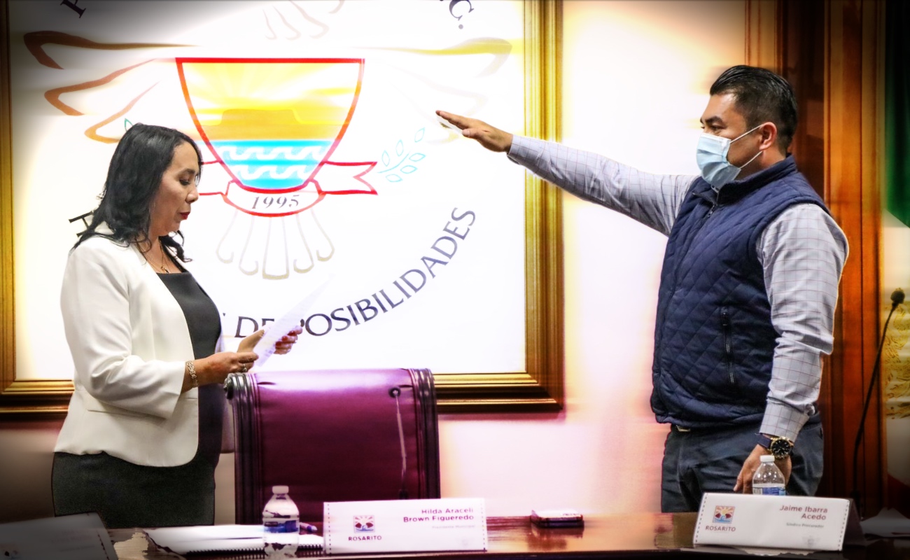 Ratifica Cabildo de Rosarito nombramientos en Secretaría General y Tesorería Municipal