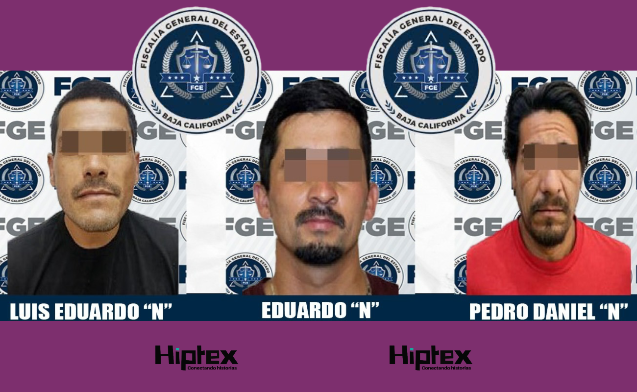 Recluyen a tres hombres por violencia familiar en el Valle de Mexicali