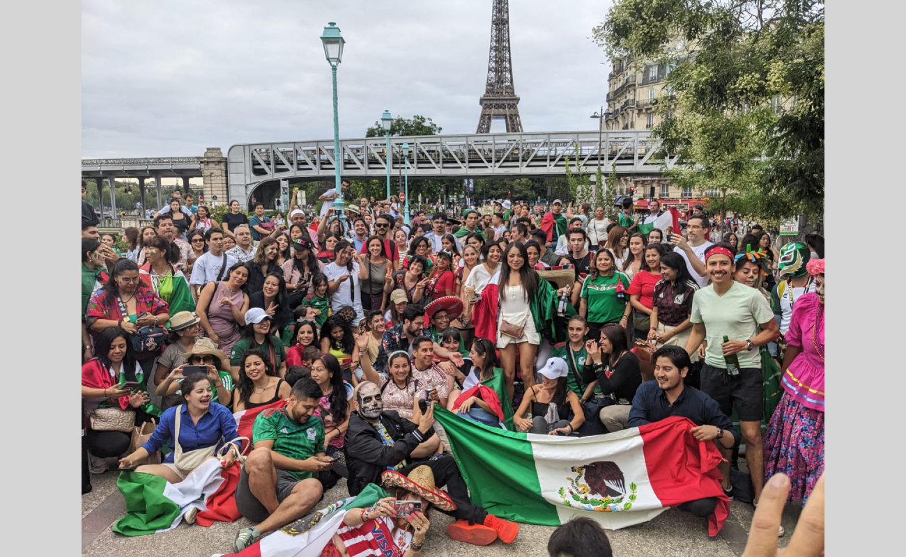 El mexicano pone la fiesta en París