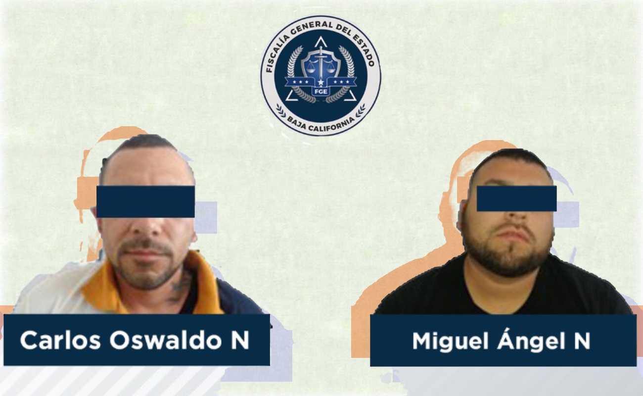 Capturan a “El Chicano” y “El Estrella”, acusados de robo con violencia a cuentahabientes
