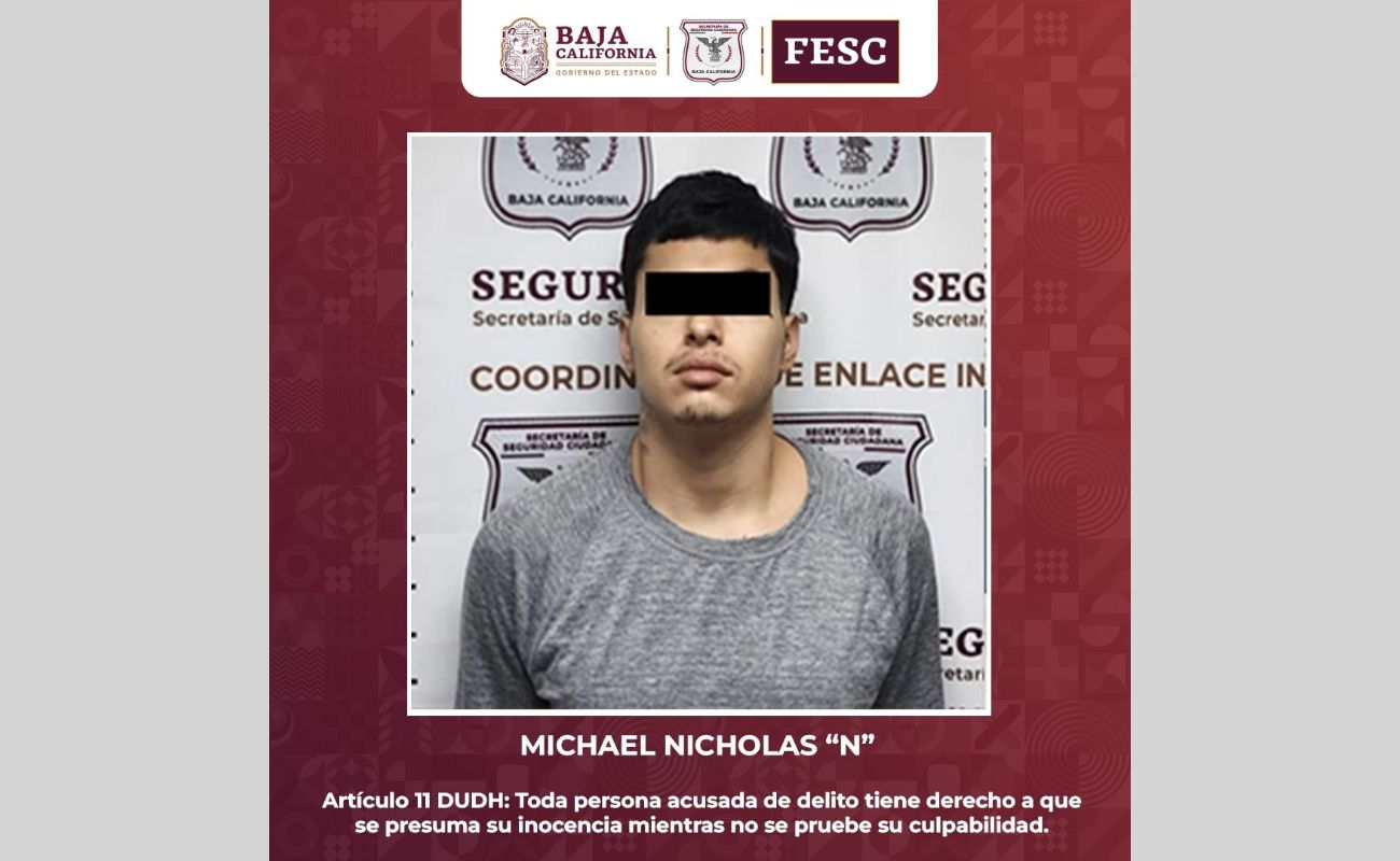 Captura Enlace Internacional de FESC a presunto homicida en Mexicali