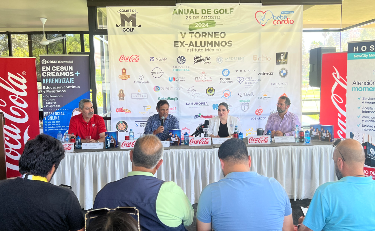 Realizarán el “5to. Torneo de Golf de Ex Alumnos del Instituto México” a beneficio de Bebé Cardio