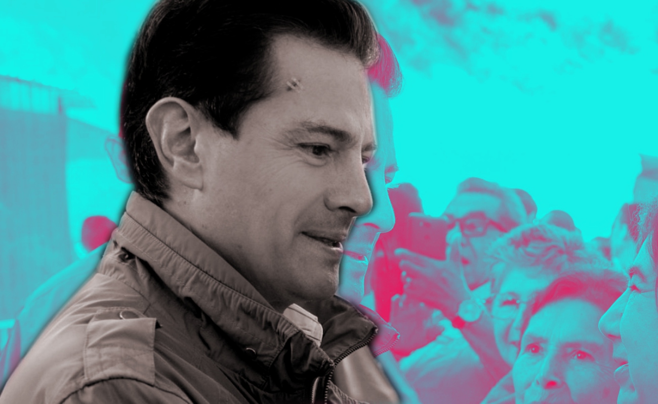 Peña Nieto reaparece con herida en la frente
