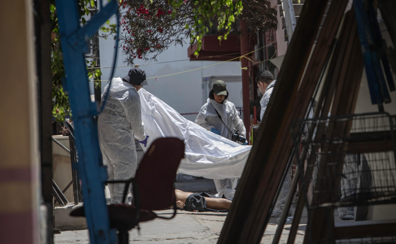 Ataque armado deja un hombre sin vida en Zona Centro de Tijuana; hay dos detenidos