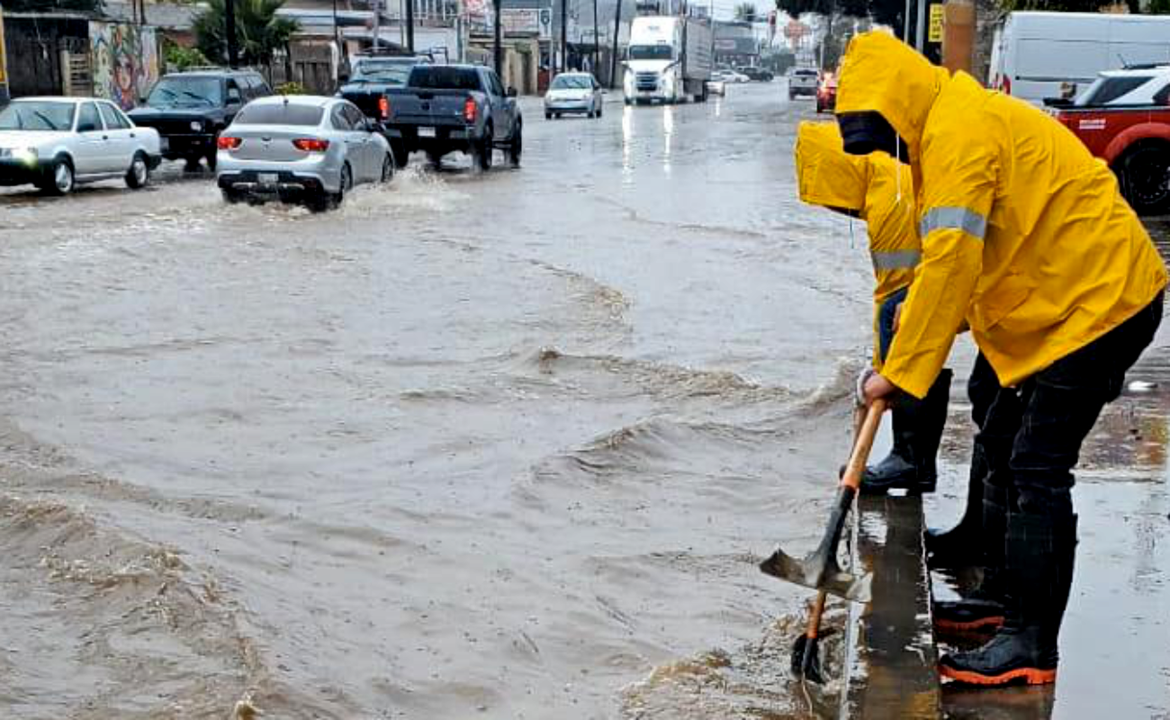 Sin incidentes mayores tras lluvias de las últimas horas en Ensenada