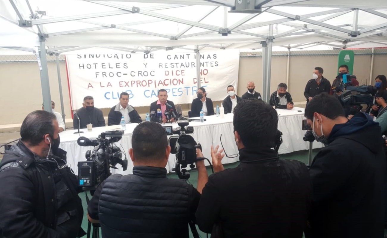 Anuncia sindicato manifestaciones contra expropiación del Club Campestre de Tijuana