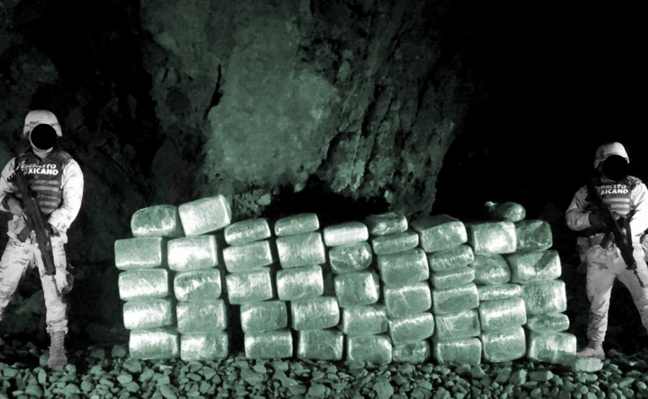Asegura Ejército una tonelada de marihuana en cueva cerca de La Bufadora
