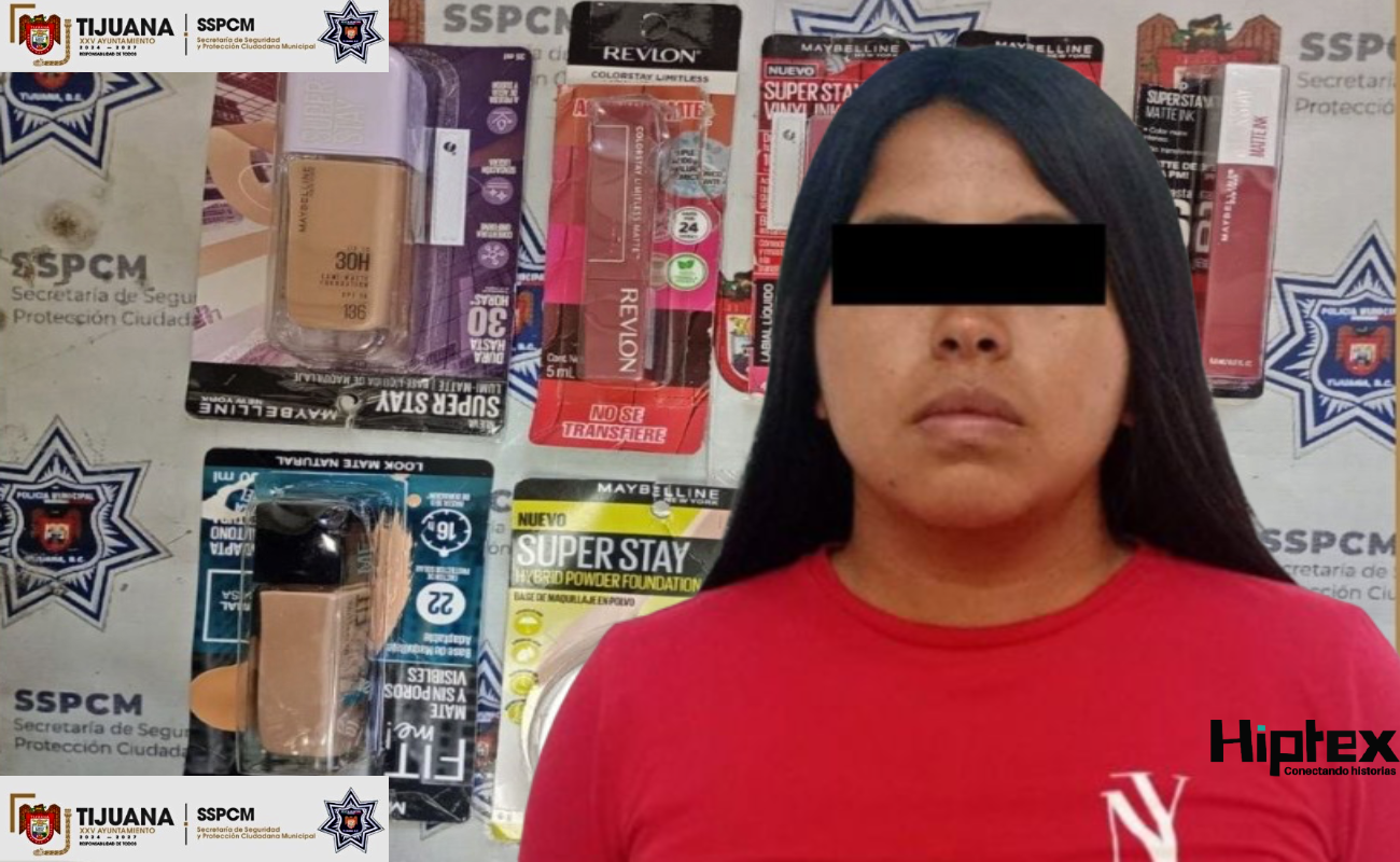Detiene Policía Municipal a mujer por robo a comercio