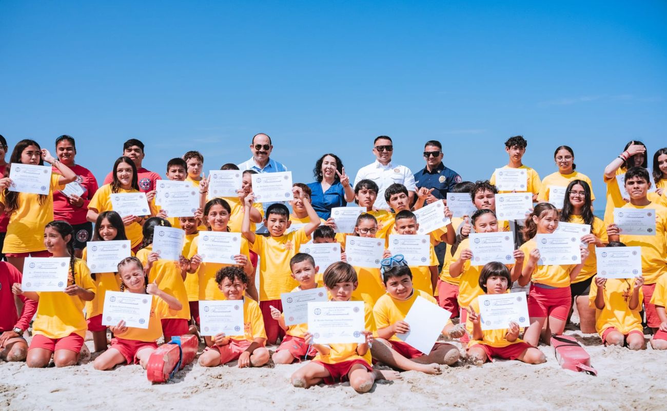 Concluye Ayuntamiento de Rosarito con éxito el Campamento Salvavidas Jr.