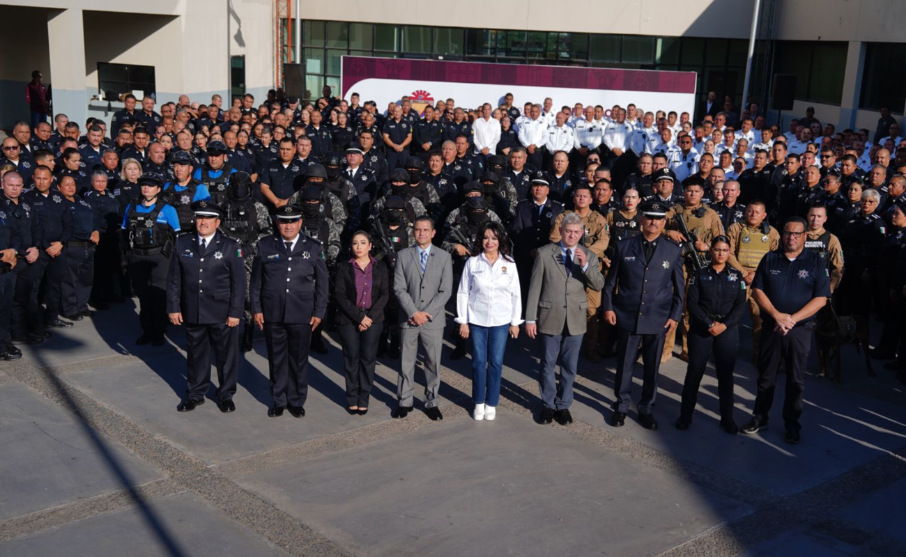 Realizan pase de revista a la Policía Municipal de Mexicali