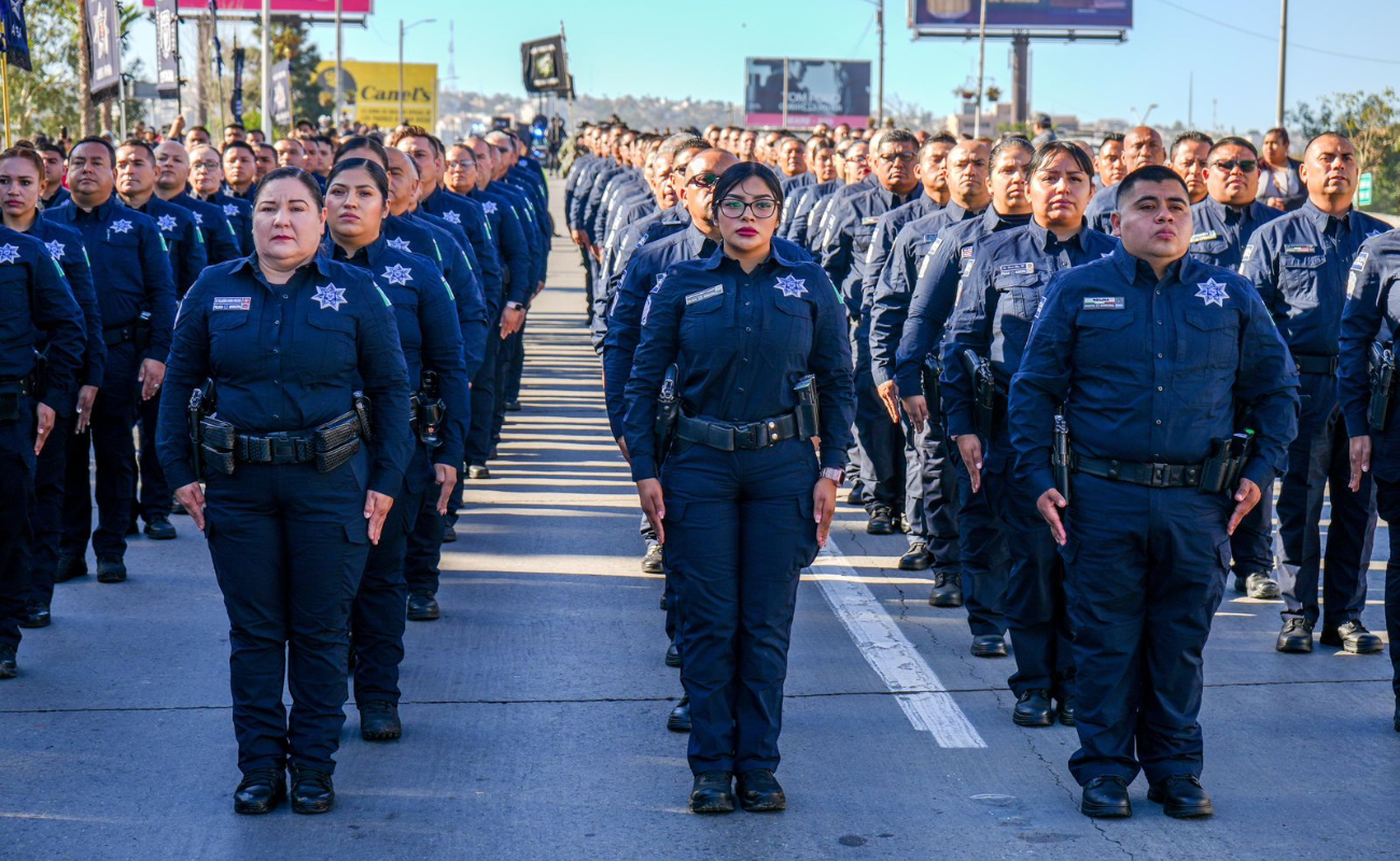 Listo Operativo de Año Nuevo de Policía Municipal en Tijuana