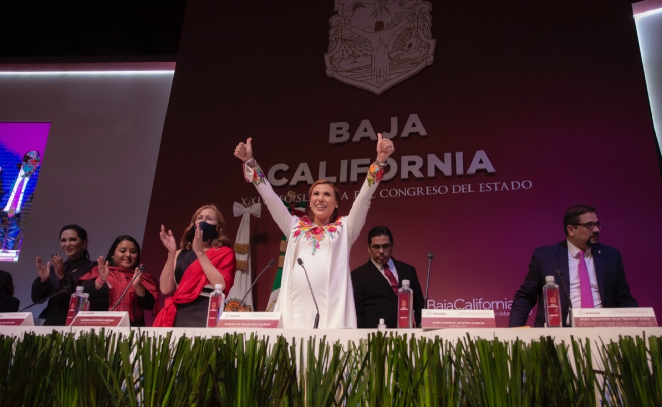 Asume Marina del Pilar compromiso de erradicar la corrupción y consolidar la 4T en BC