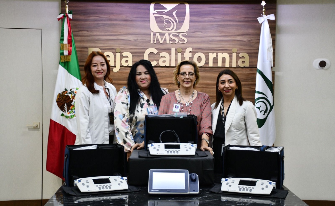 Moderniza IMSS Baja California hospitales con equipo para prevención y atención de salud auditiva