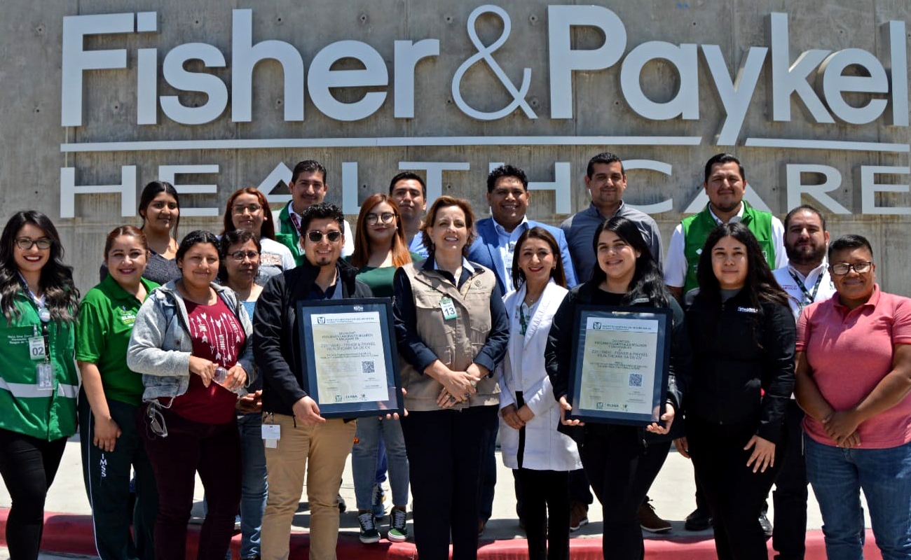 Reciben empresas de Tijuana distintivo Entornos Laborales Seguros y Saludables