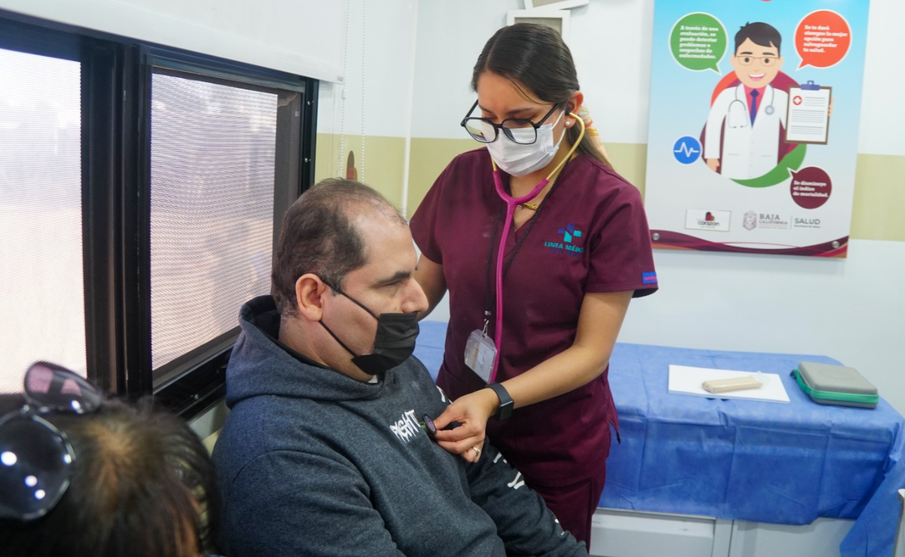 Centros de Salud Móviles en comunidades del valle de Mexicali, Ensenada y Tijuana