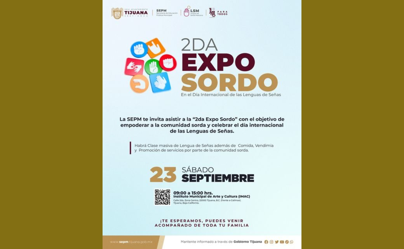 Organiza Ayuntamiento segunda edición Expo Sordo