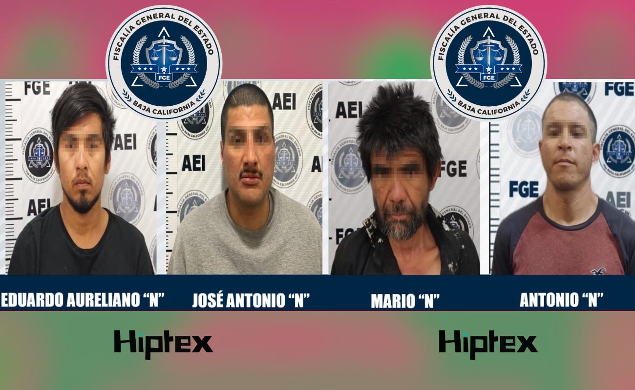 Aprehenden a cuatro narcomenudistas en Tijuana