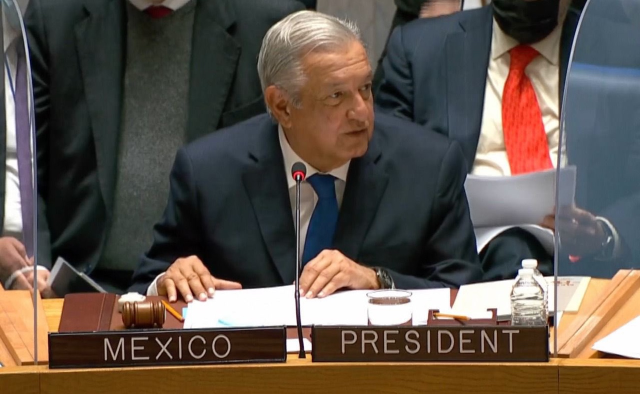 Pide López Obrador a la ONU que despierte de su letargo