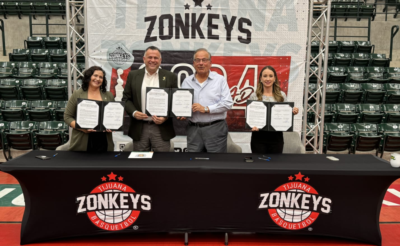 Firma Zonkeys convenio con UABC en beneficio del deporte