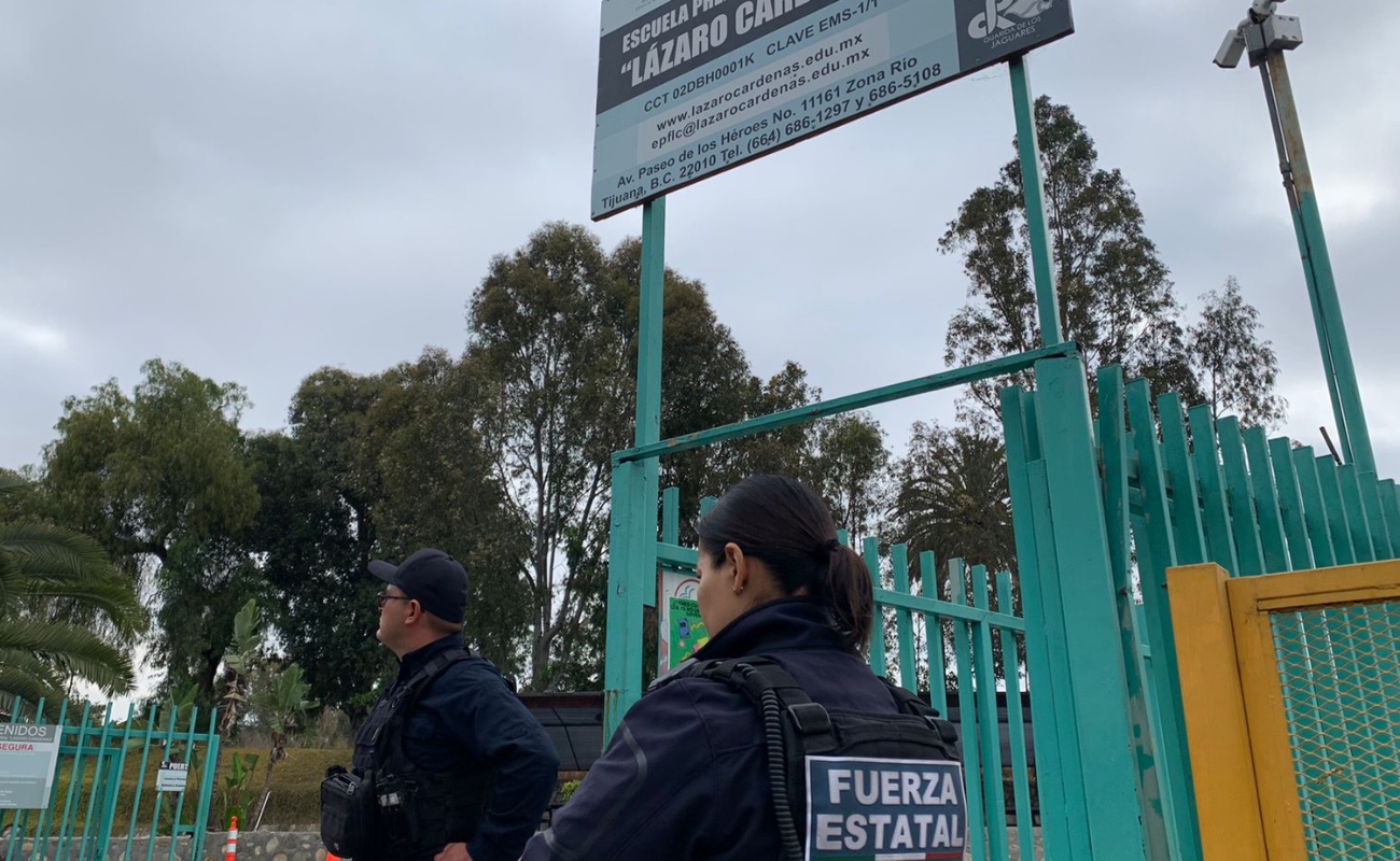 Realizan vigilancia en escuelas de Baja California