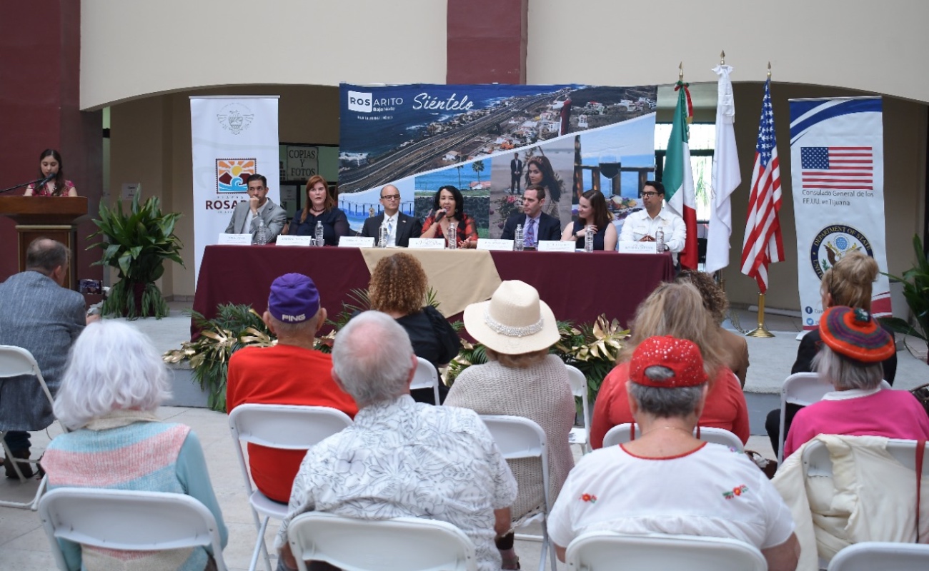 Reafirma alcaldesa apoyo a más de 15 mil estadounidenses que viven en Rosarito