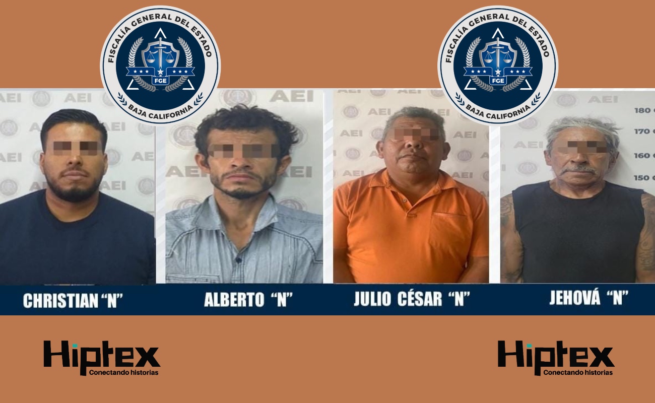 Detienen en Ensenada a cuatro prófugos de la justicia