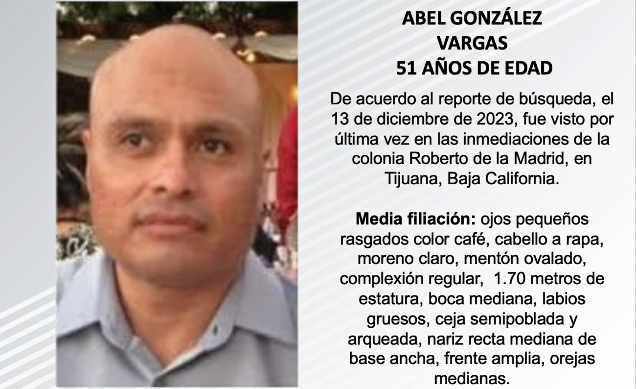Pesquisa de Abel González Vargas de 51 años de edad