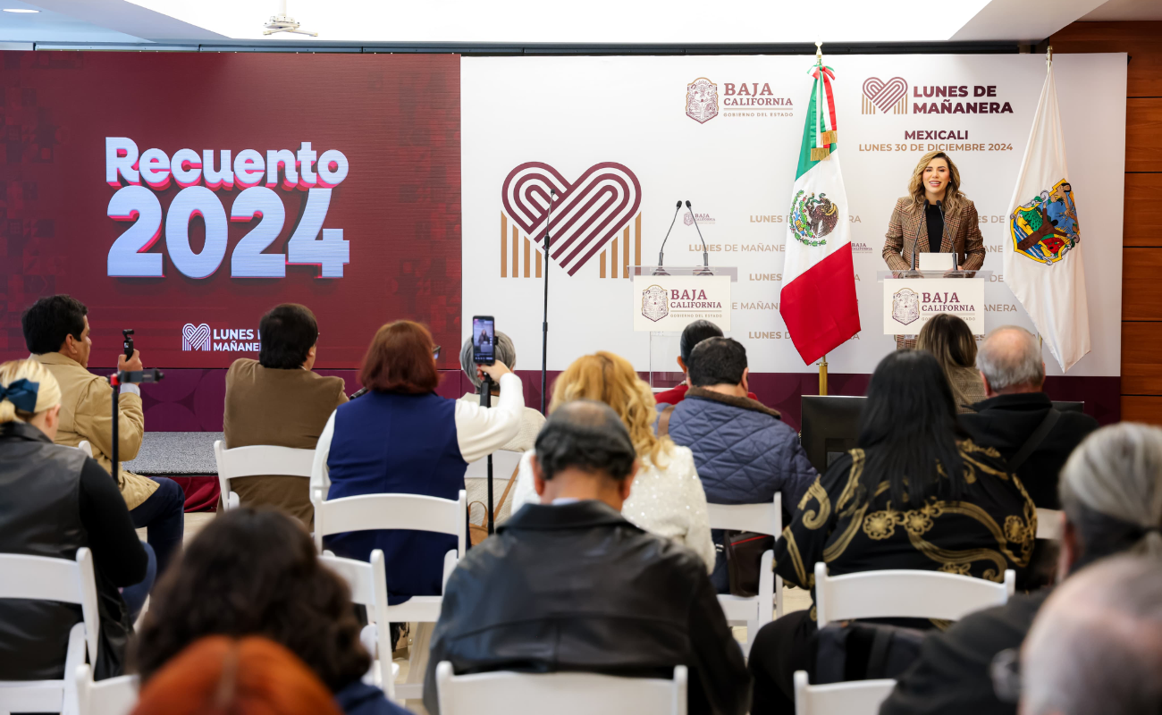 Baja California avanza en bienestar, movilidad y desarrollo social durante 2024: gobernadora Marina del Pilar