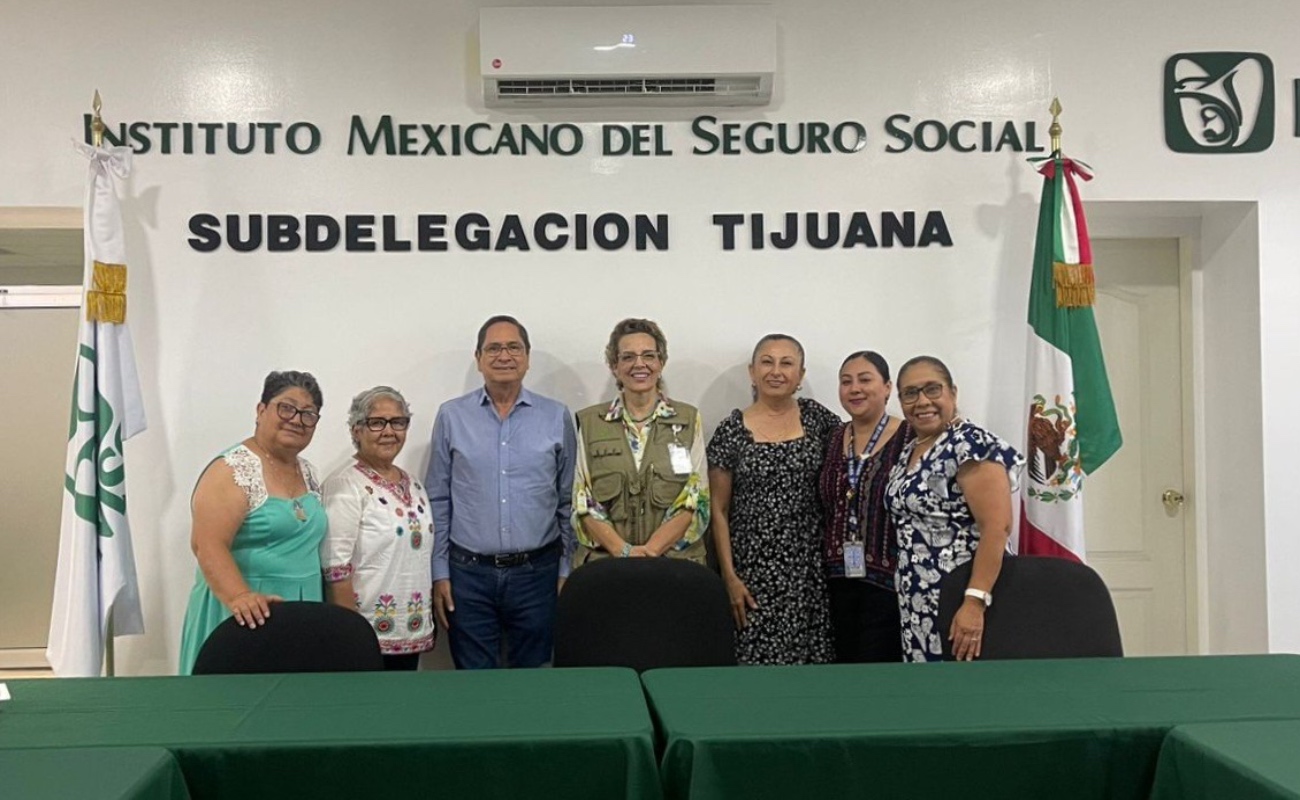 Acuerdan colaboración IMSS BC y Colegio de Trabajo Social