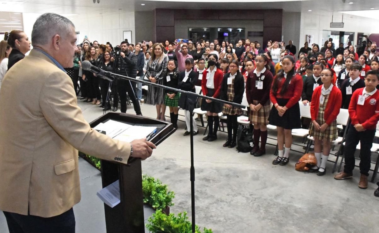 Inaugura alcalde Carlos Ibarra el Congreso Infantil “Los derechos humanos de las niñas, niños y adolescentes”