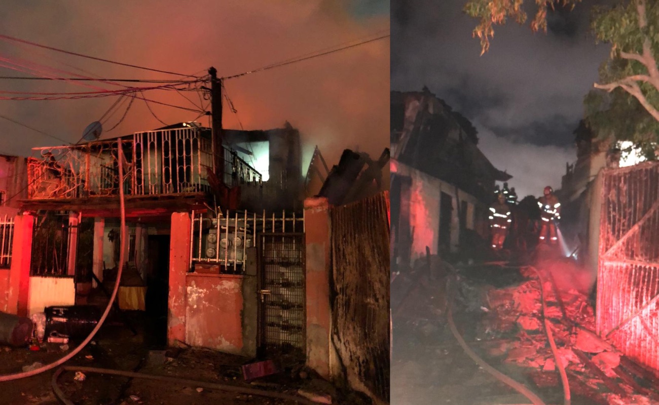 Destruye incendio cuartería en la colonia Las Torres