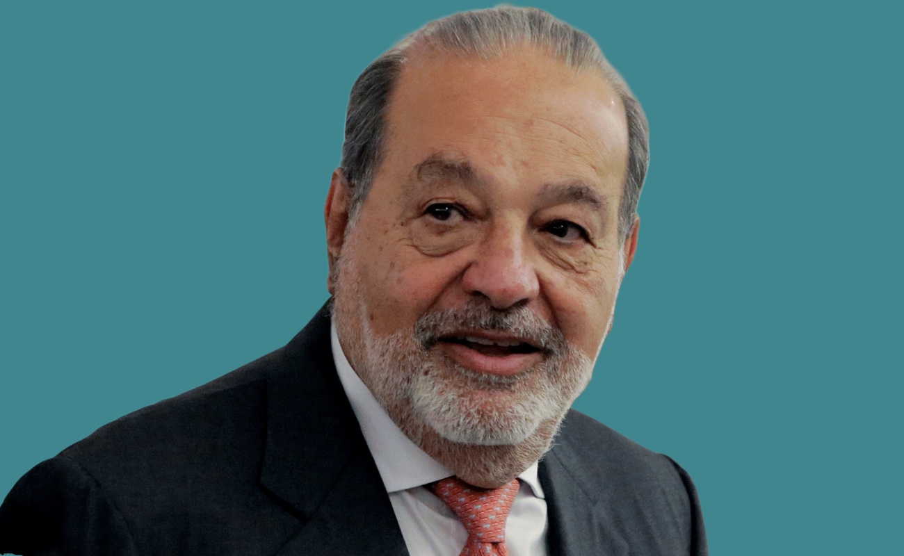 Abrazos y poner en marcha la economía, el deseo de Carlos Slim