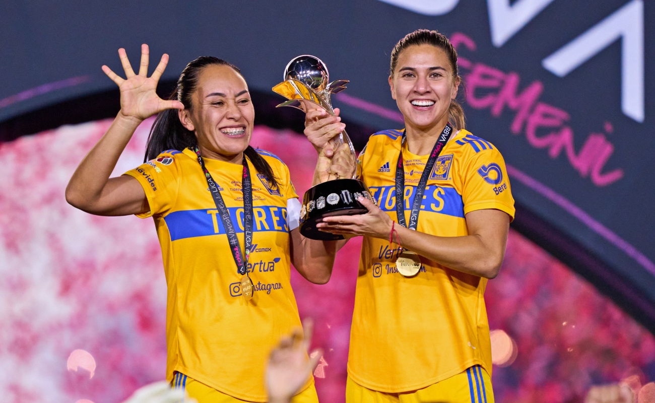 Logra Tigres su quinto título en la Liga Femenil MX
