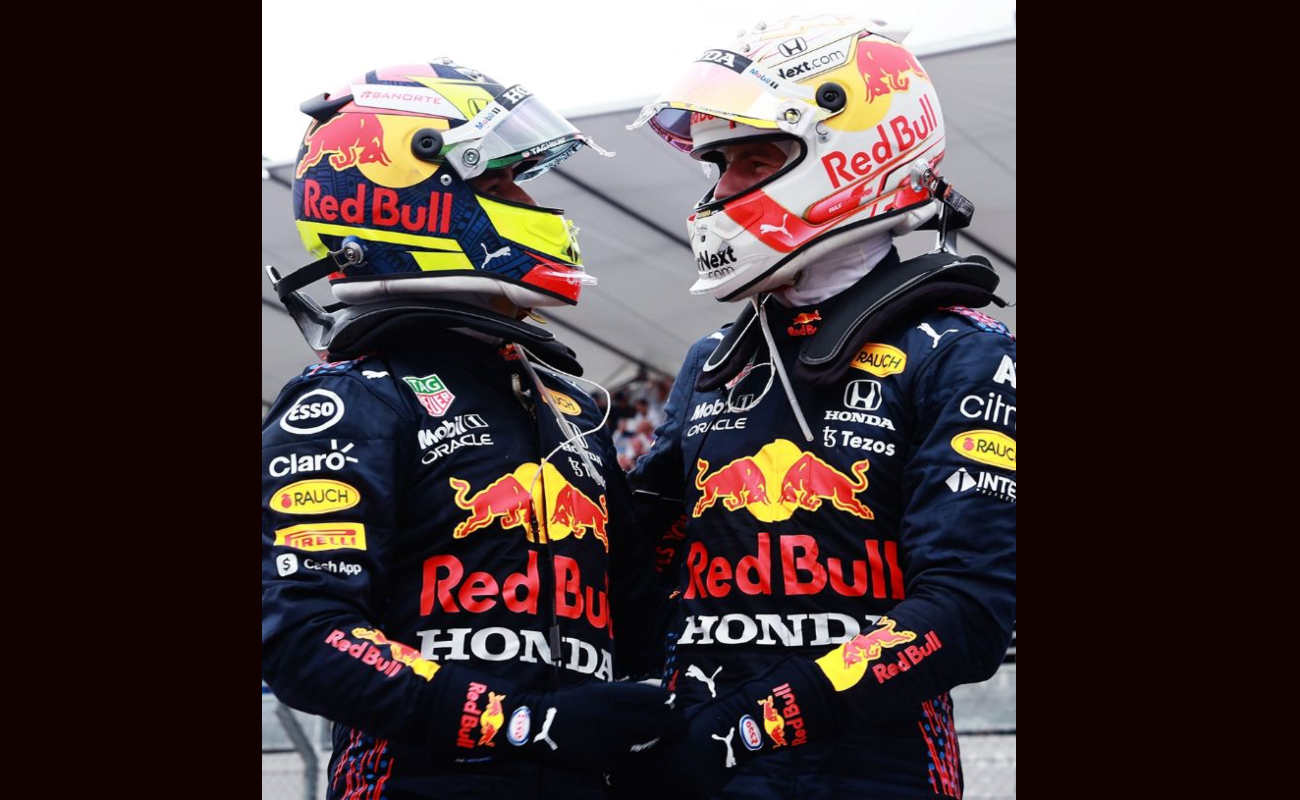 Hacen Verstappen y “Checo” el 1-2 en la Fórmula Uno